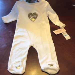 White juicy couture onesie
